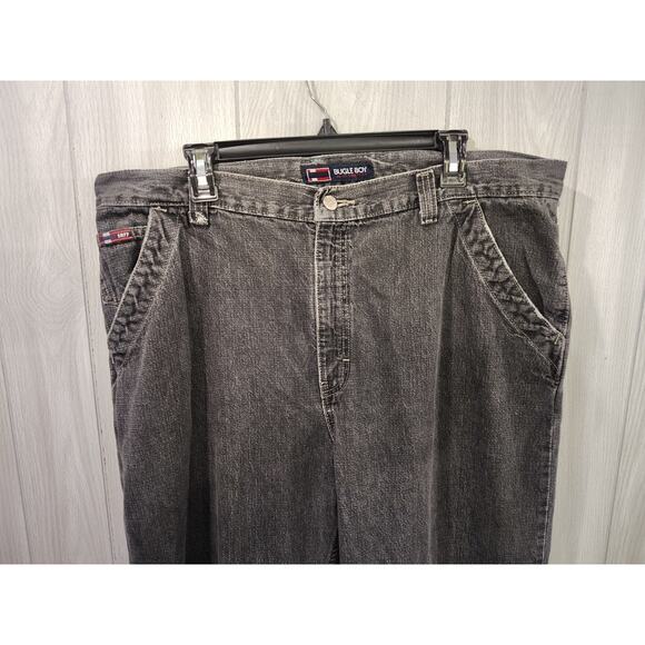 VTG 90s Bugle Boy Baggy Wide Leg Carpenter Jeans 40x30 Y2K Grunge Skater - Picture 2 of 9